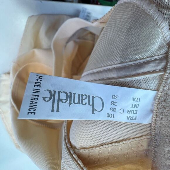 Chantelle Women's 36C Shaping Tummy Control Shapewear Bodysuit Beige Nude NWT - Picture 8 of 9